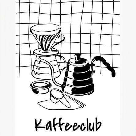 Poster „Coffee Club“