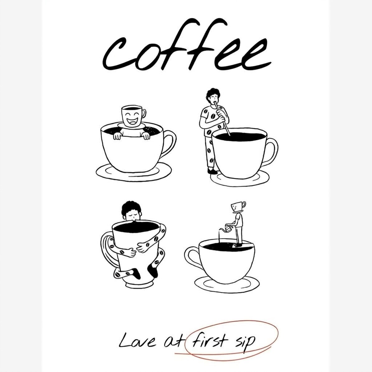 Poster „Coffee Love“