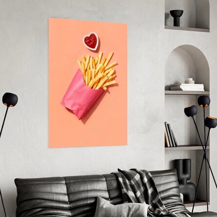 Poster „Fries before guys“