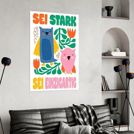 Poster „Strong & unique“
