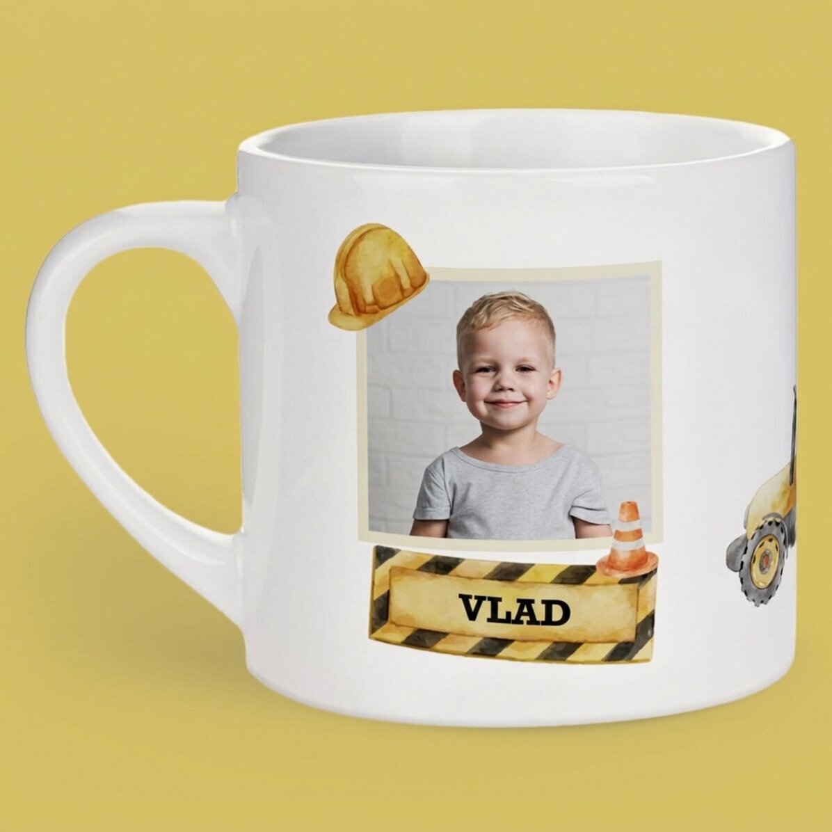Personalisierter Kinderbecher mit Foto und Botschaft – Geräte
