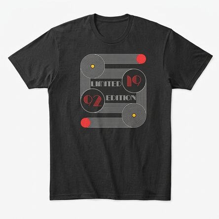Personalisiertes Baumwoll-T-Shirt mit Aufdruck – Bauhaus Birthday
