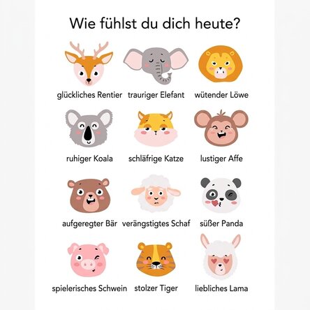 Poster „Wie geht es dir heute?“
