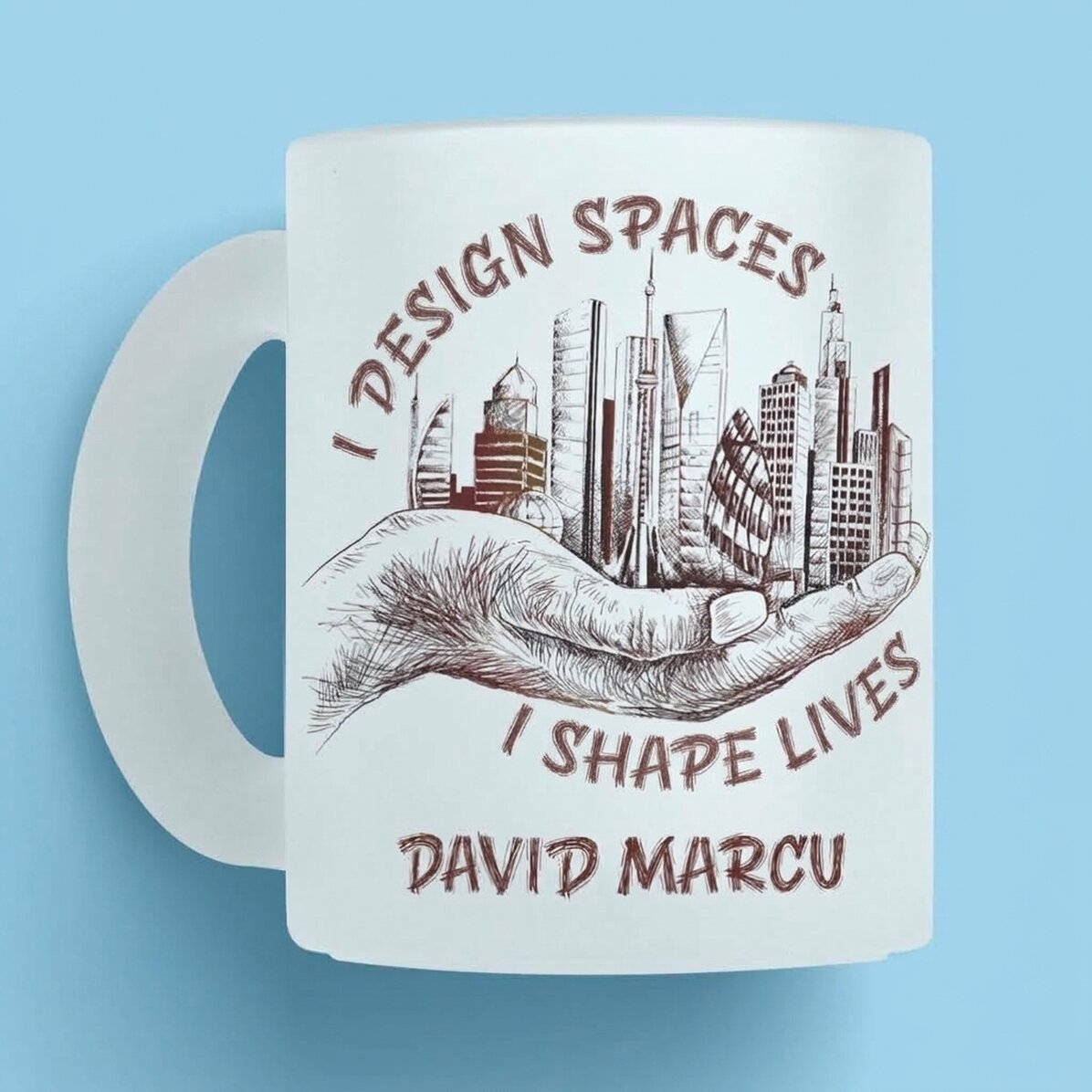 Personalisierte Tasse mit Text – Architekt