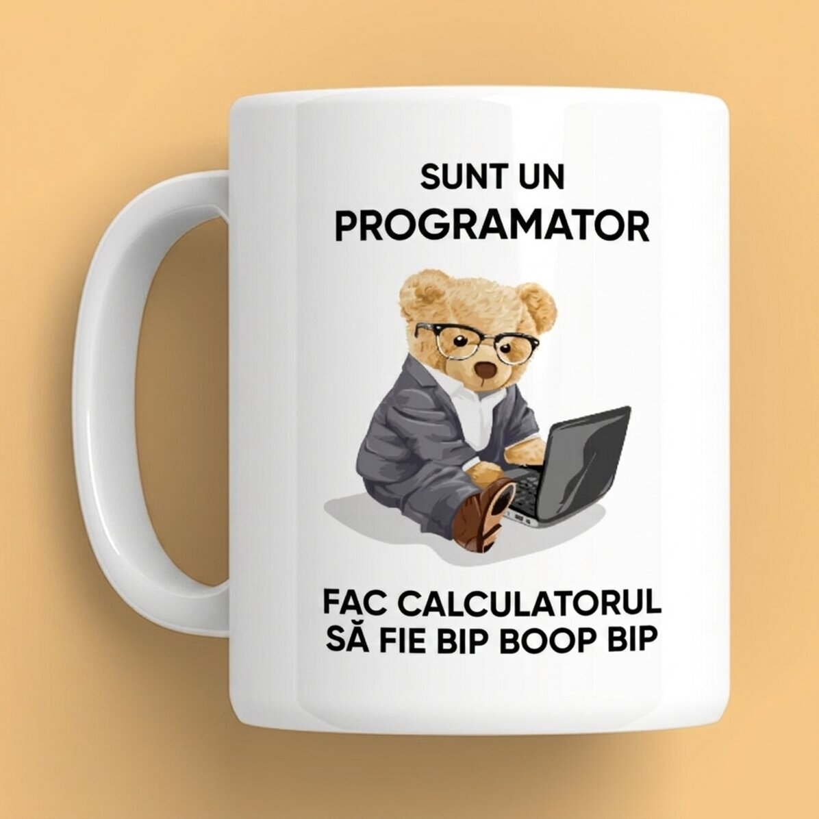 Personalisierte Tasse mit Aufdruck – „I am a programmer“