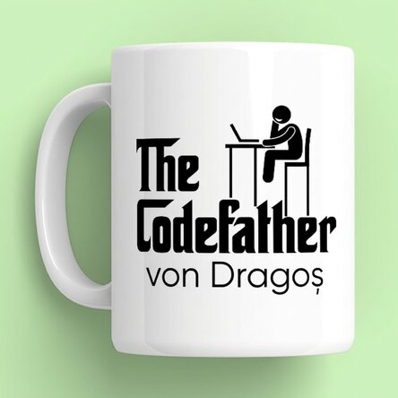 Personalisierte Tasse mit Namen – The Codefather
