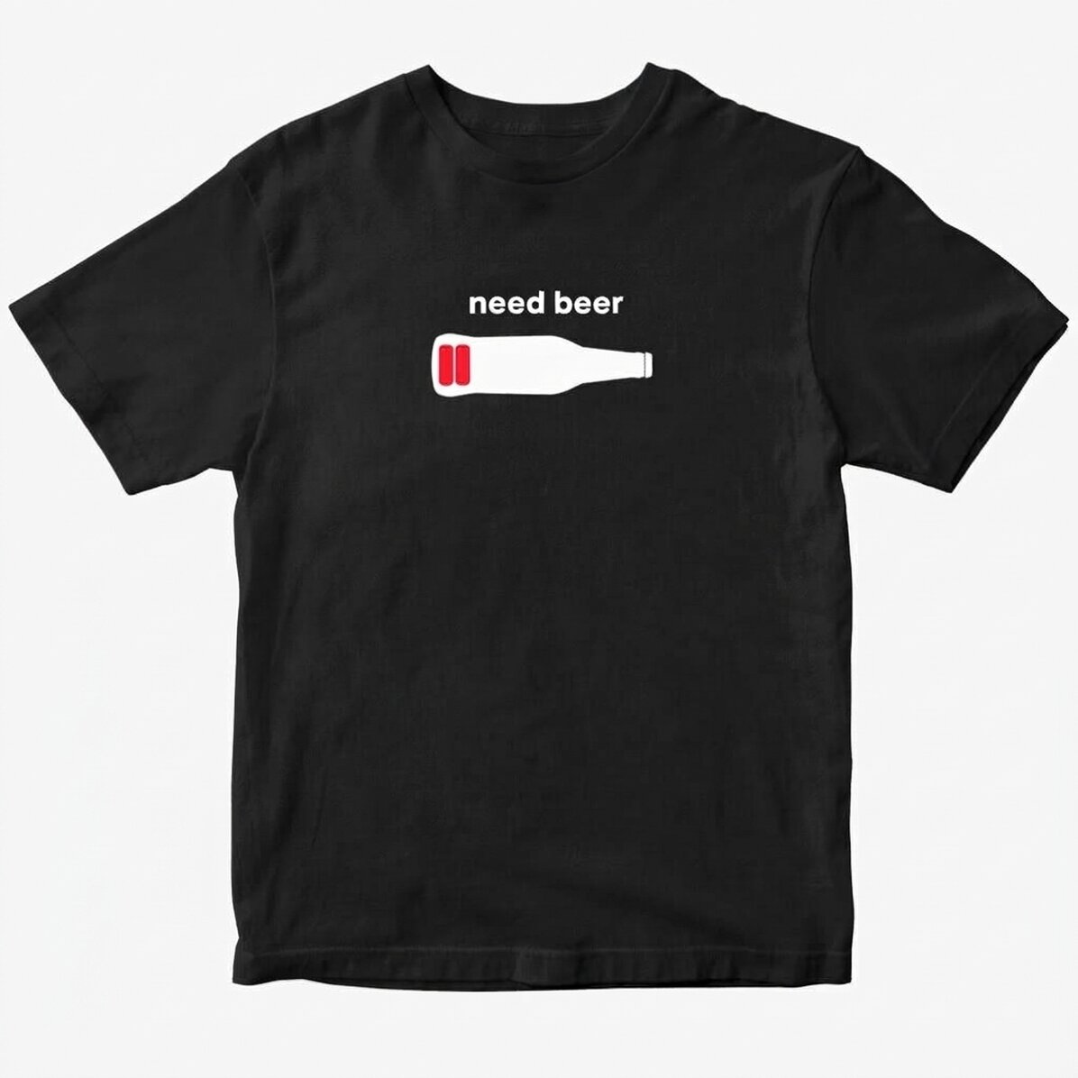 Personalisiertes Baumwoll-T-Shirt – Beer Battery