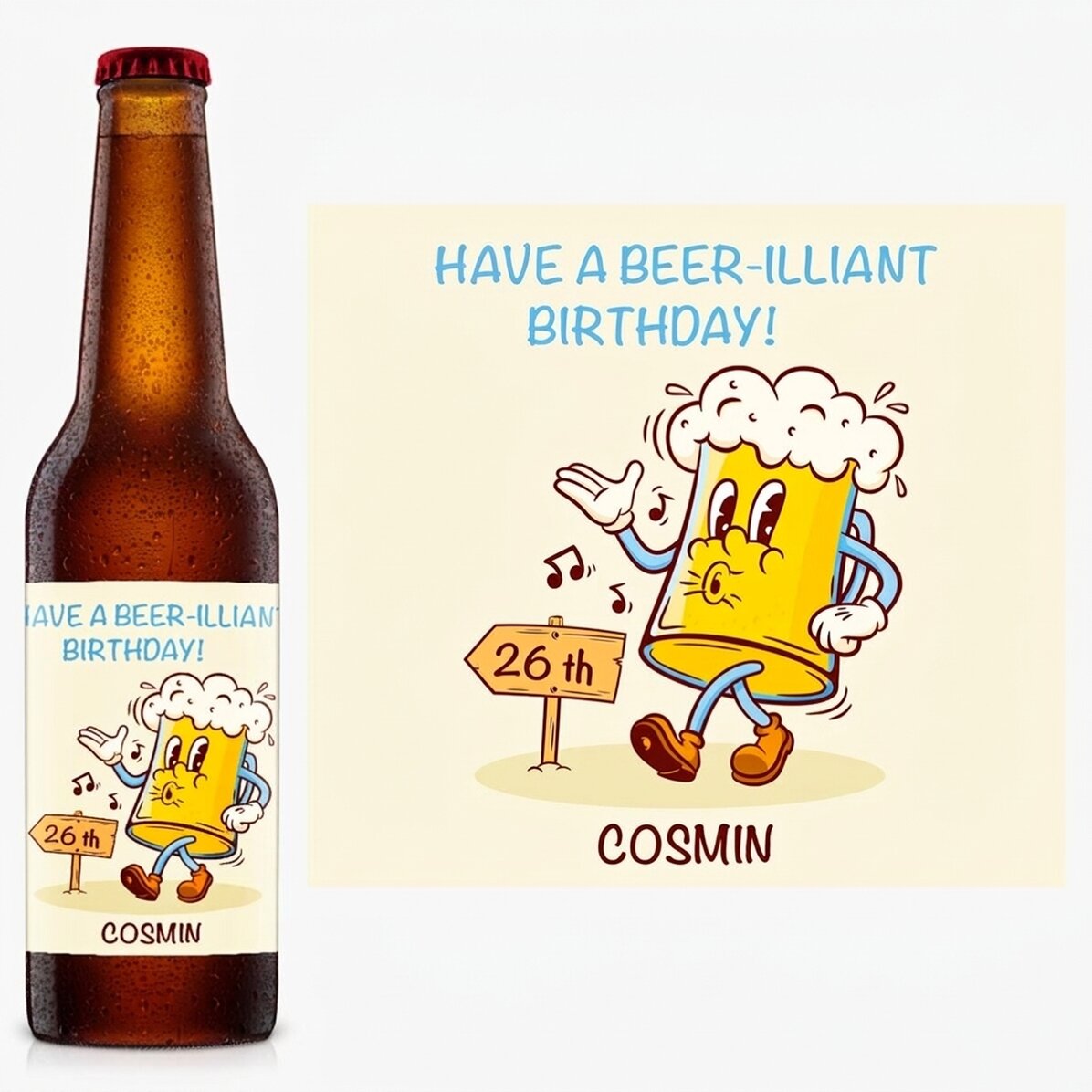 Bier mit individueller Beschriftung – Beer-illiant