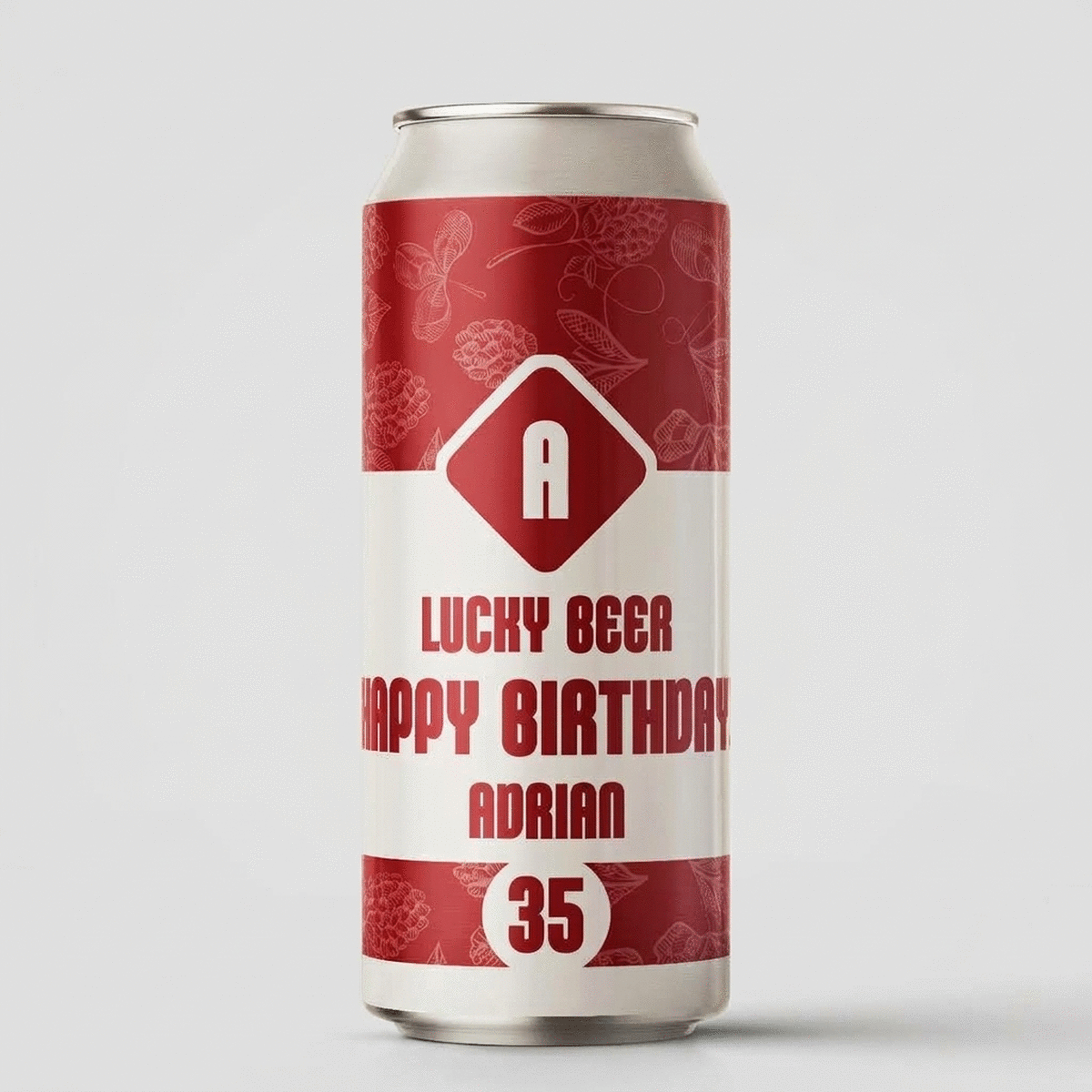 Bier in einer Dose mit individueller Beschriftung – Lucky Beer