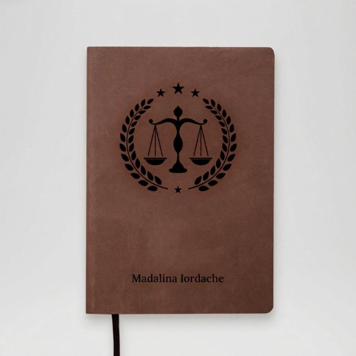 Personalisierter Leder-Terminkalender mit Aufdruck – Rechtsanwalt