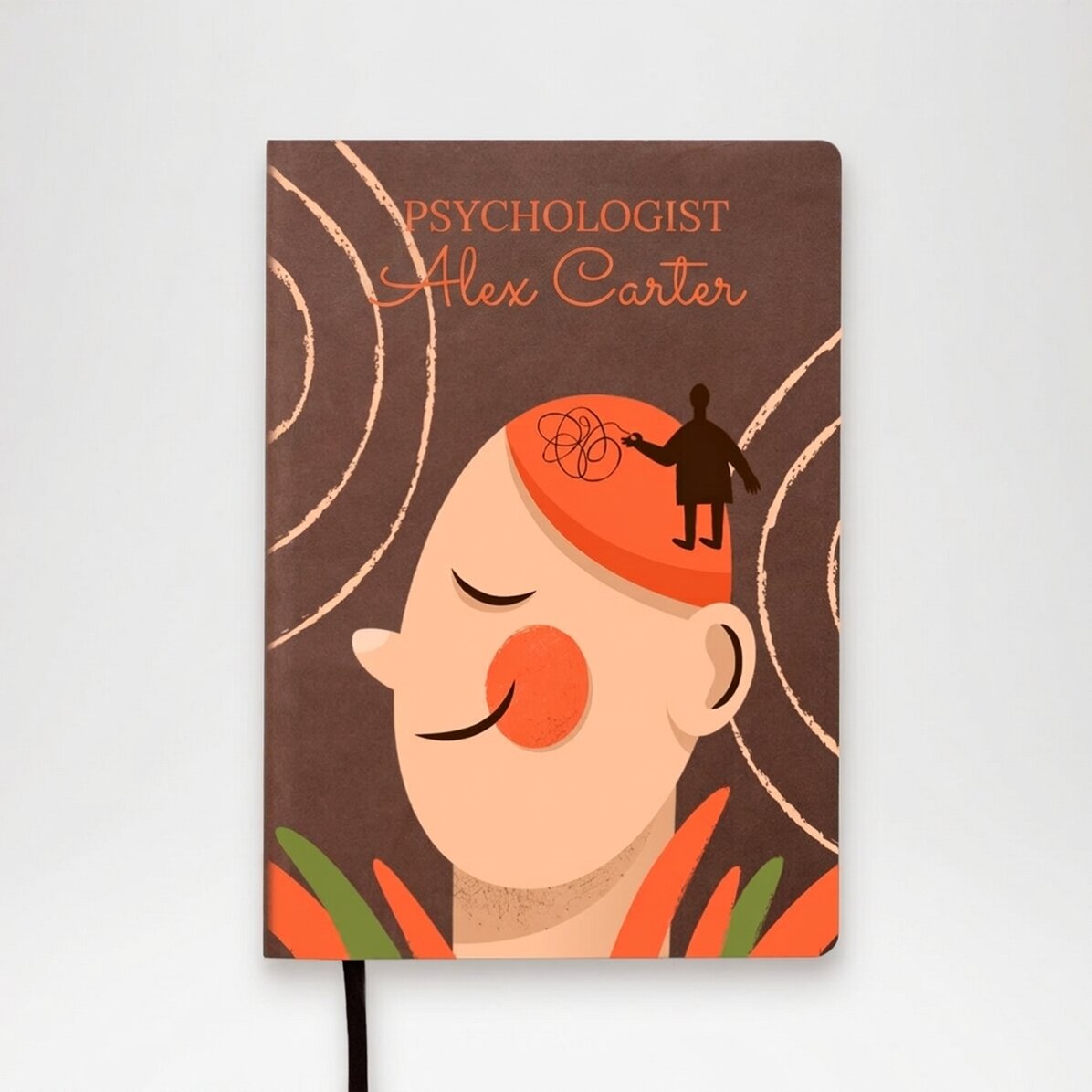Personalisierter Terminkalender mit Text – Der Terminkalender des Psychologen