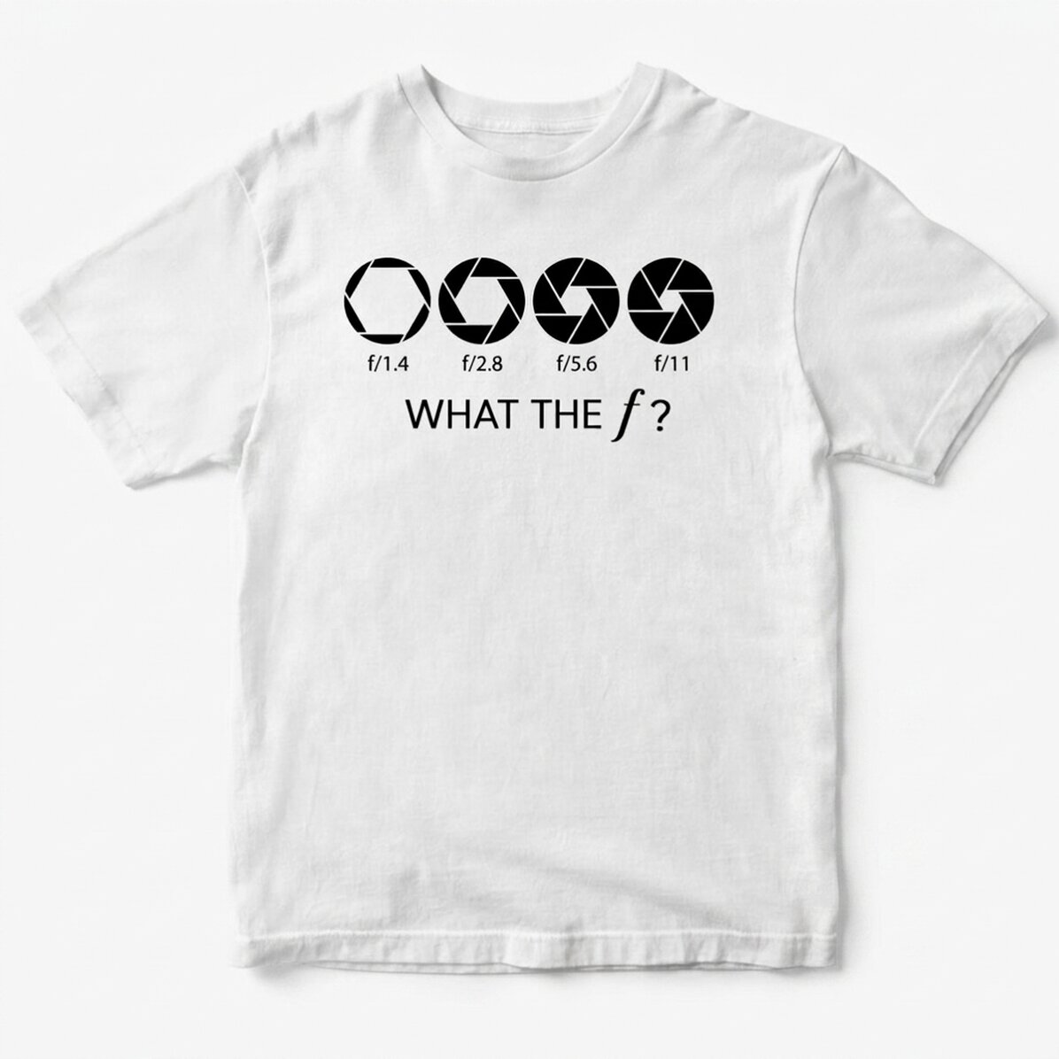 Personalisiertes Baumwoll-T-Shirt für Fotografen