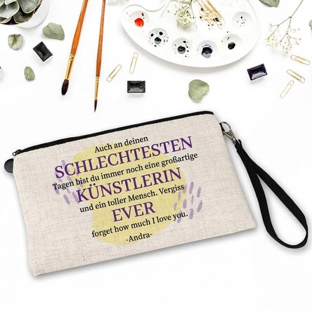 Individuell mit Text gestaltetes Zubehörset – Artist