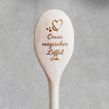 Personalisierter Holzlöffel – Der magische Löffel