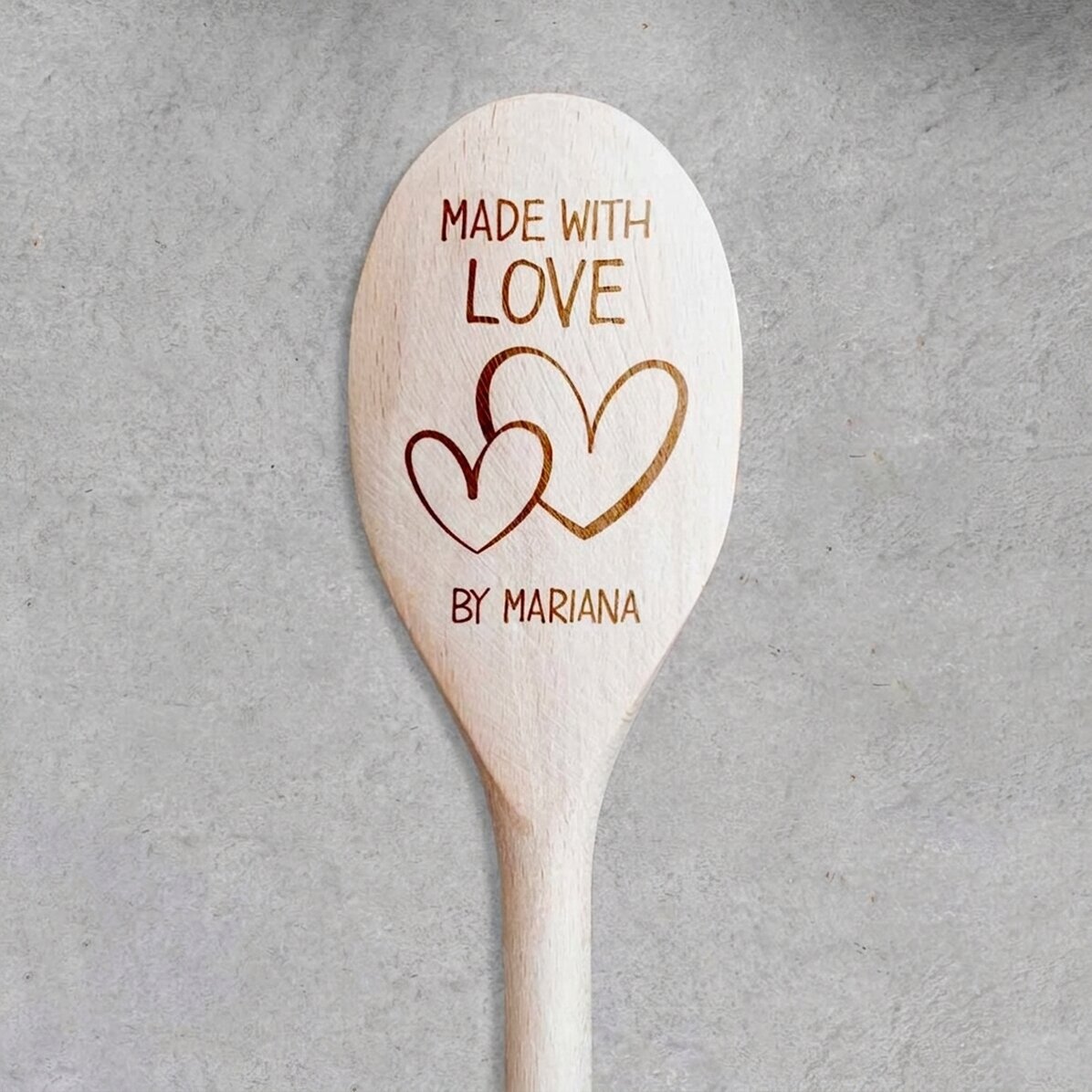 Personalisierter Holzlöffel – Love