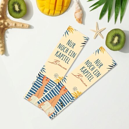 Personalisiertes Lesezeichen mit Text – Summer