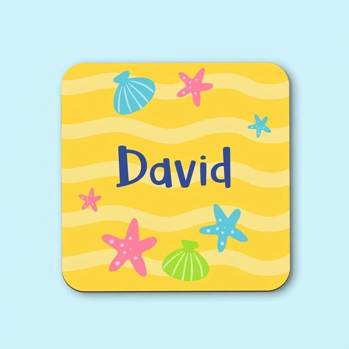 Personalisierter Becherhalter mit Text für Kinder – Summer