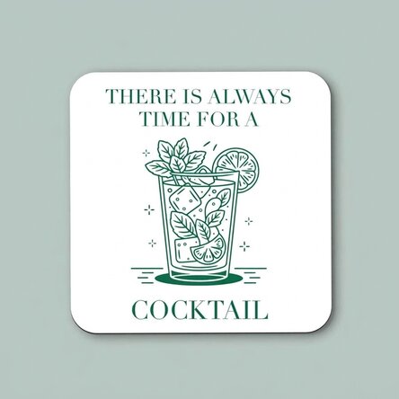 Personalised glass holder with text - Always