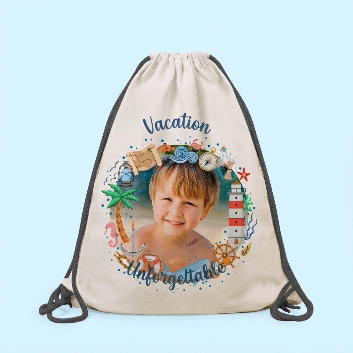 Personalisierter Rucksack mit Foto – Abenteuer