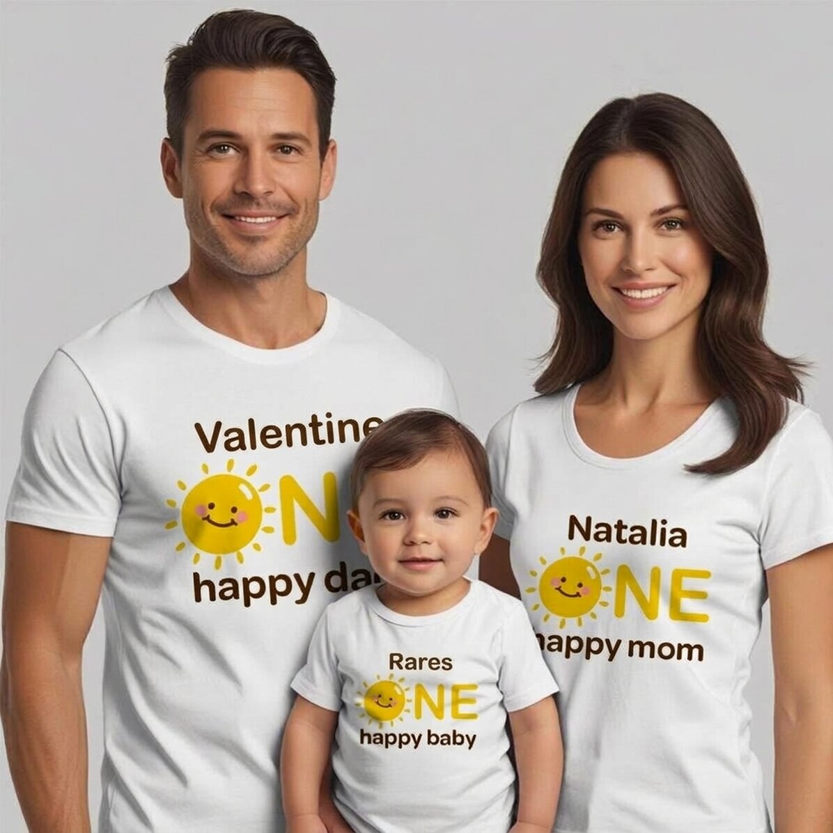 Personalisiertes Baumwoll-T-Shirt für Kinder/Erwachsene – One