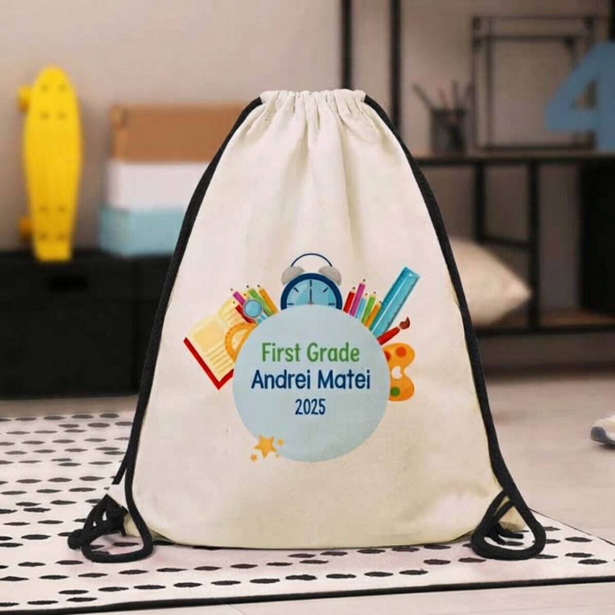 Personalisierter Rucksack mit Aufdruck – Der erste Schultag