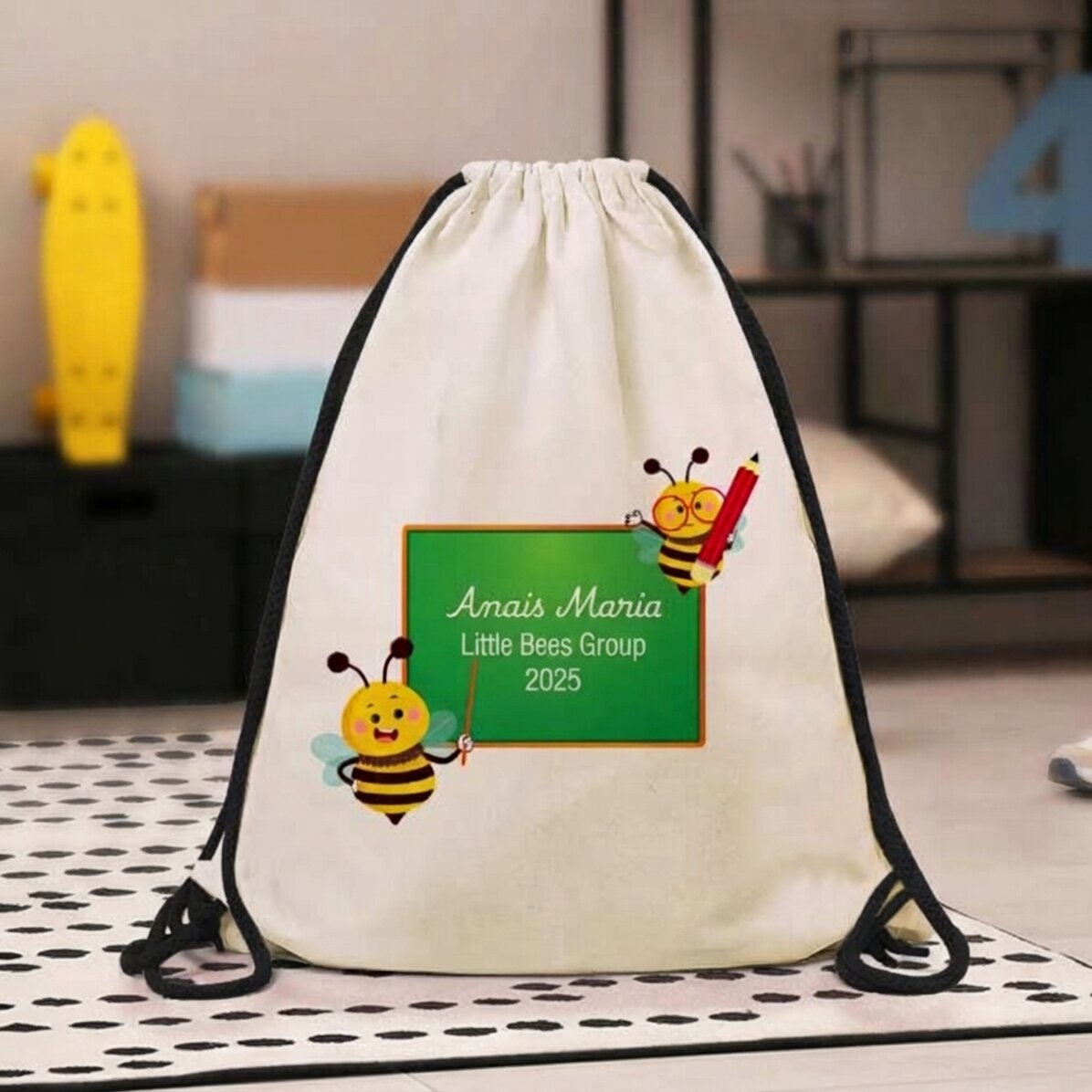 Personalisierter Rucksack mit Aufdruck – Der erste Tag im Kindergarten