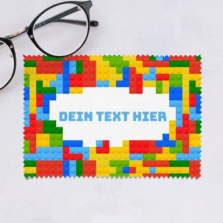 Individuell gestaltetes Reinigungstuch für Bildschirme/Brillen – Lego