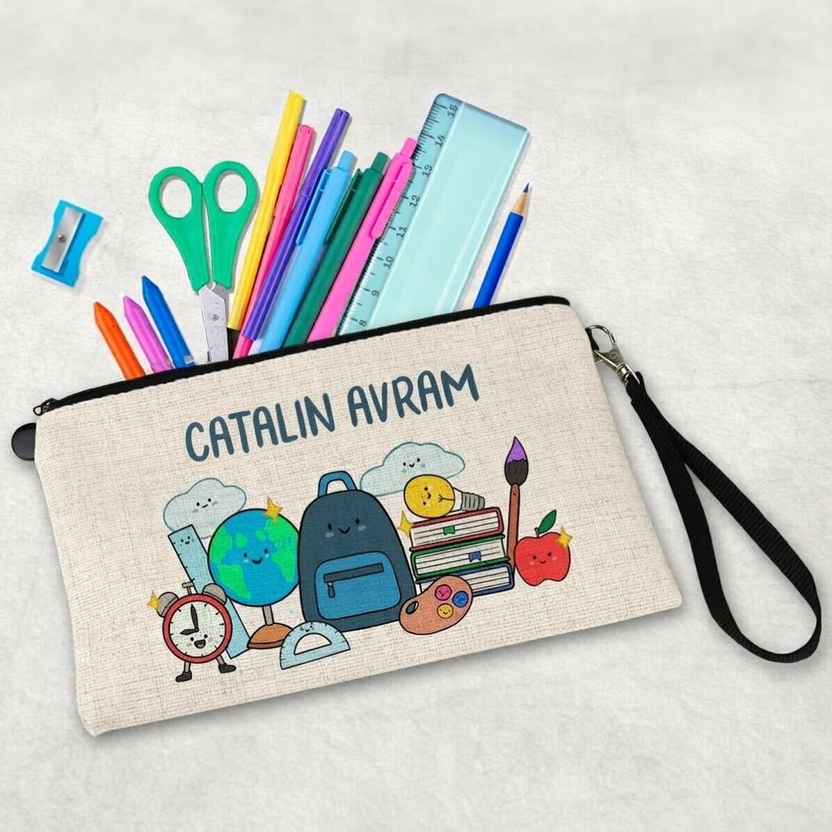 Personalisiertes Lehrer-Set mit Text – Schule
