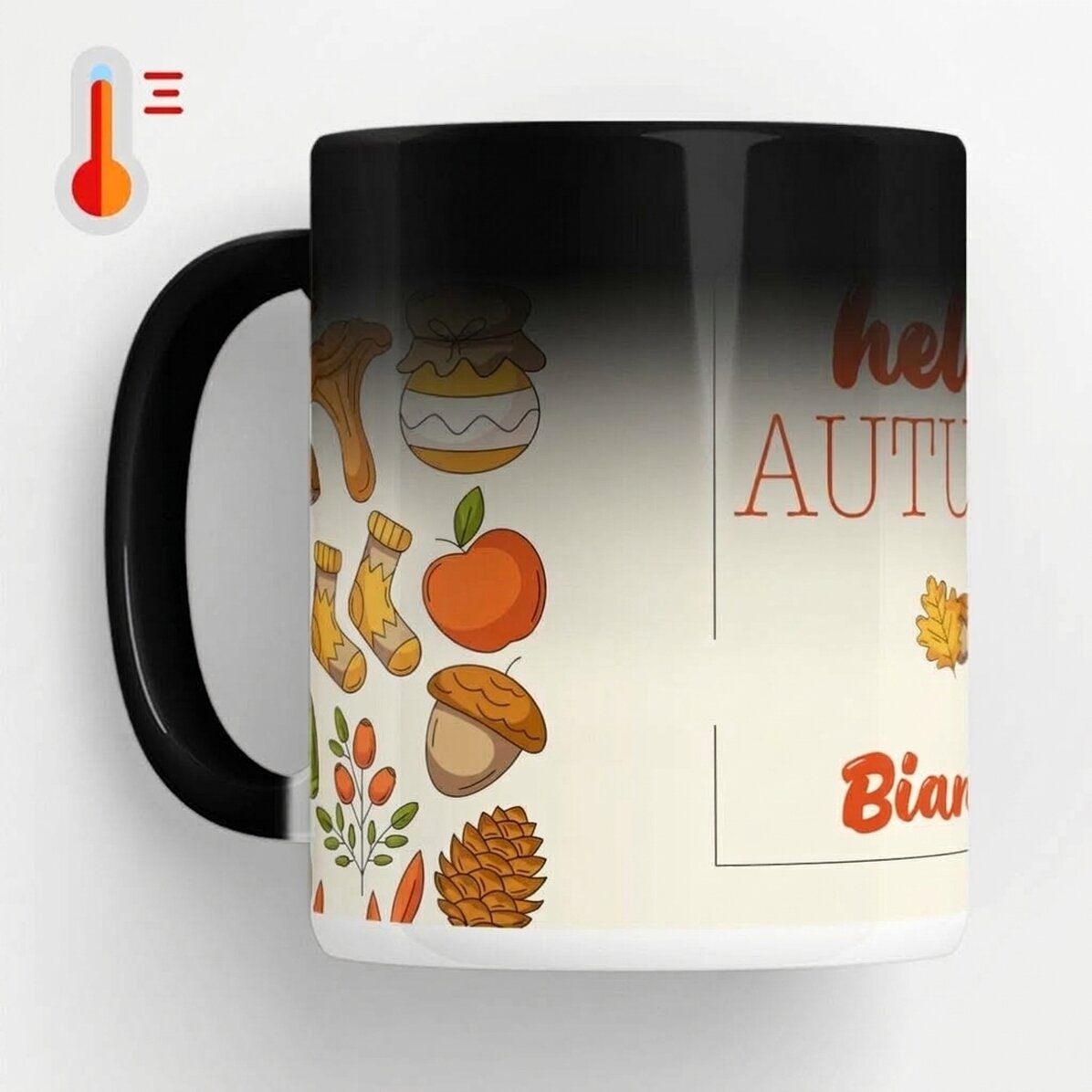 Personalisierte Thermobecher mit Aufdruck – Hello Autumn