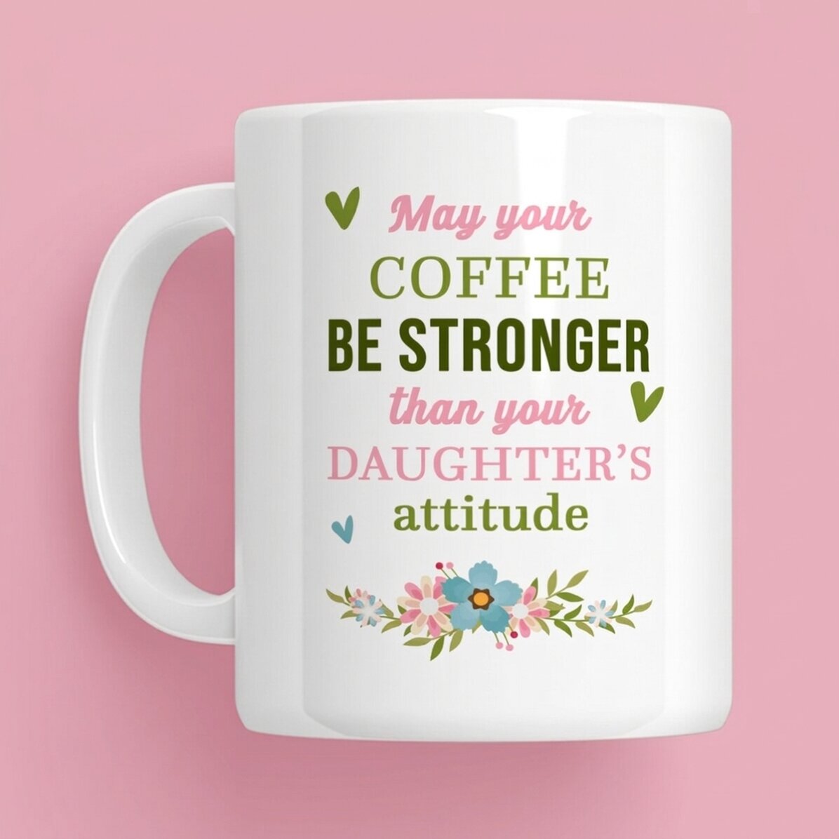 Personalisierte Tasse mit Botschaft – Coffee