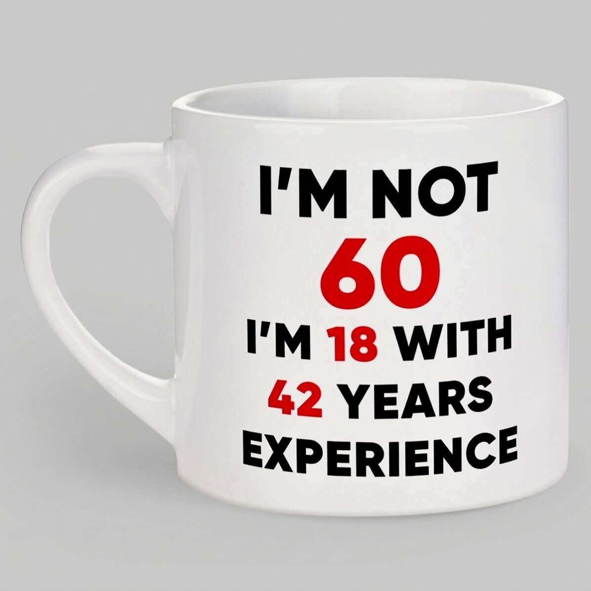 Personalisierte Espressotasse mit Aufdruck – Happy Birthday!