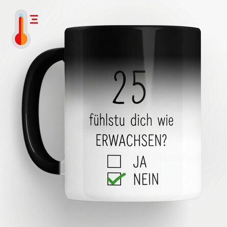 Personalisierte Zaubertasse mit Botschaft – Geburtstag