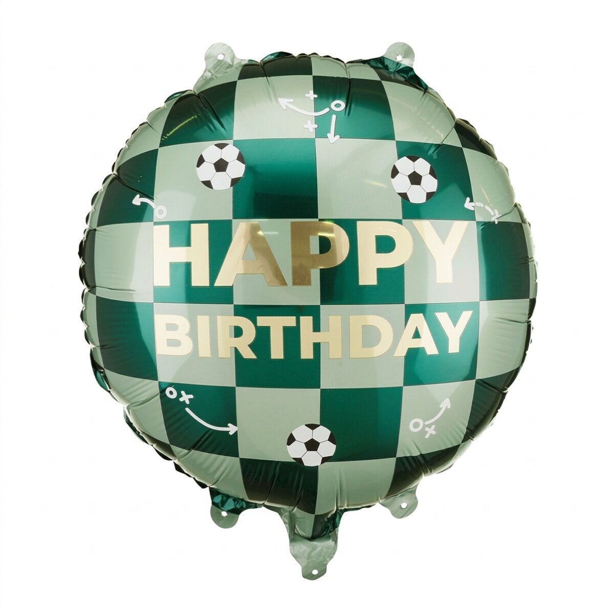 Ballon – Fußball „Happy Birthday“