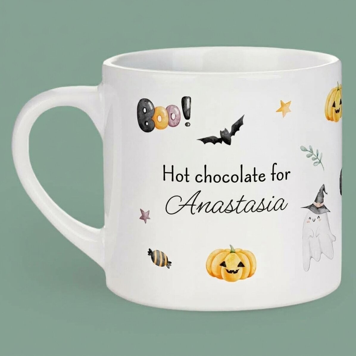 Personalisierter Kinderbecher mit Aufdruck – Halloween