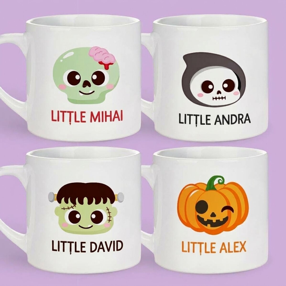 Personalisierter Kinderbecher mit Namen – Halloween