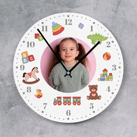 Personalisierte Uhr mit Foto – Spielzeit