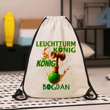 Rucksack mit Namensaufdruck – Lighthouse King