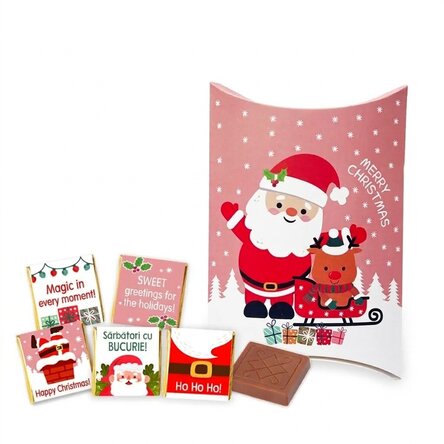 Gift set with 5 mini chocolates - Sweet wishes