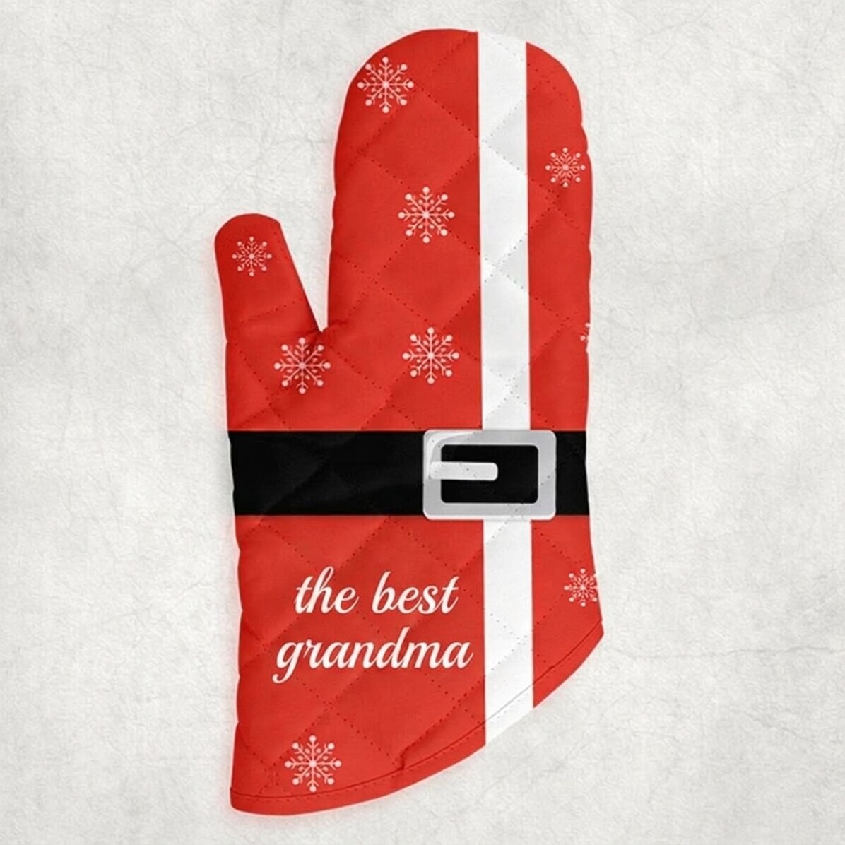 Personalisierter Küchenhandschuh mit Aufdruck – Weihnachtsmann