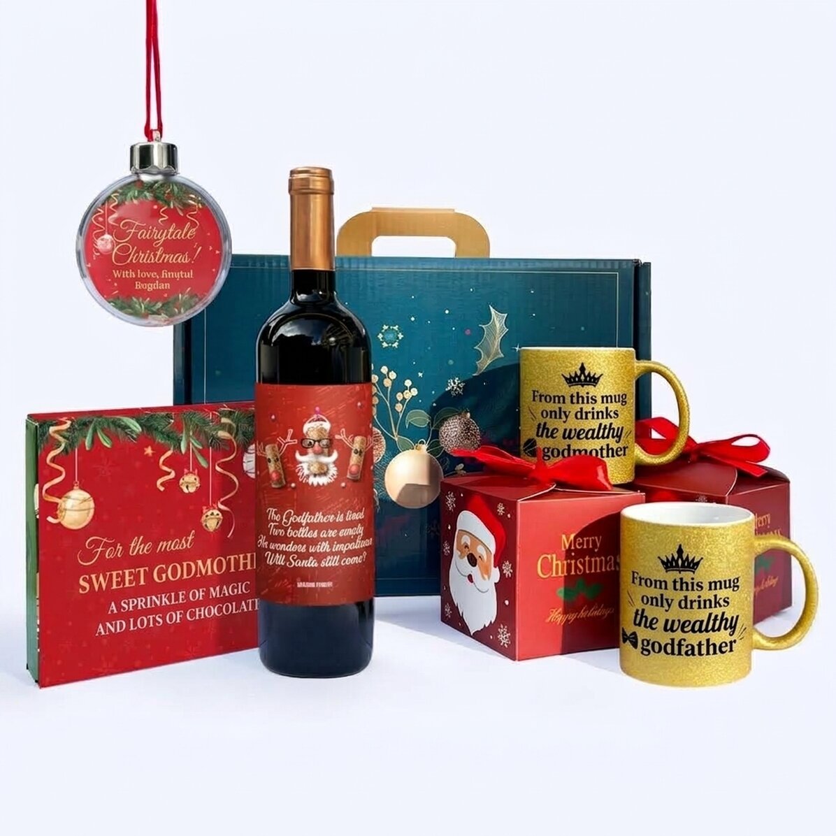 Weihnachtsgeschenkbox für die liebsten Paten