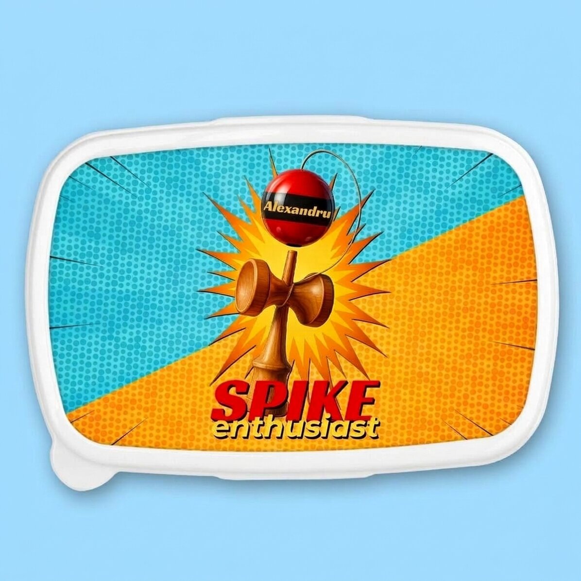 Lunchbox, personalisierte Auflaufform mit Text – Spike Enthusiast