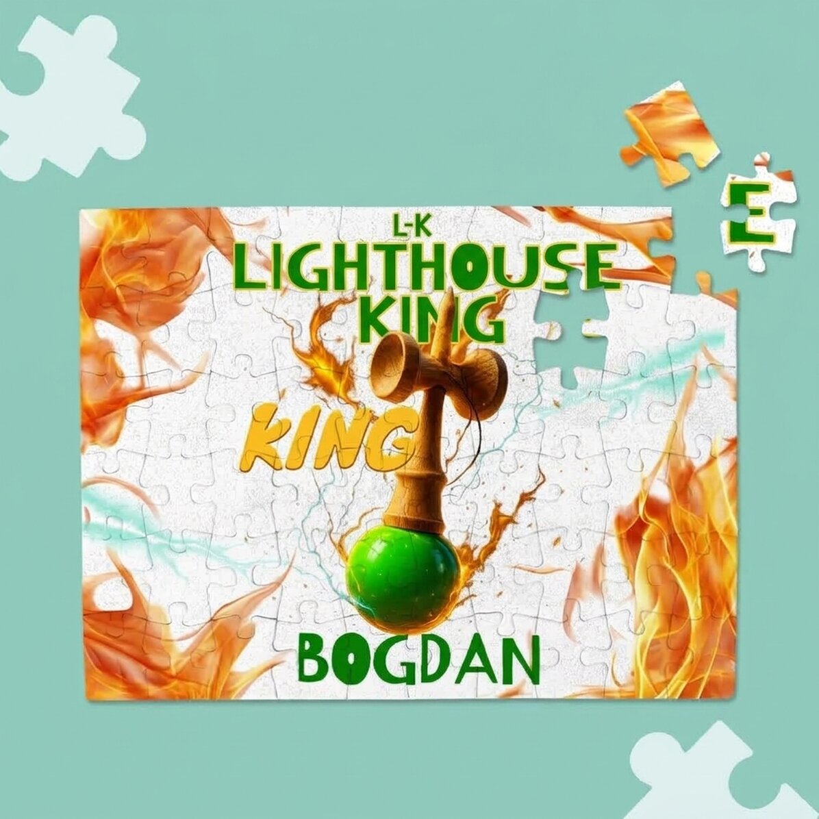 Individuell gestaltetes Puzzle für Kinder – Lighthouse King
