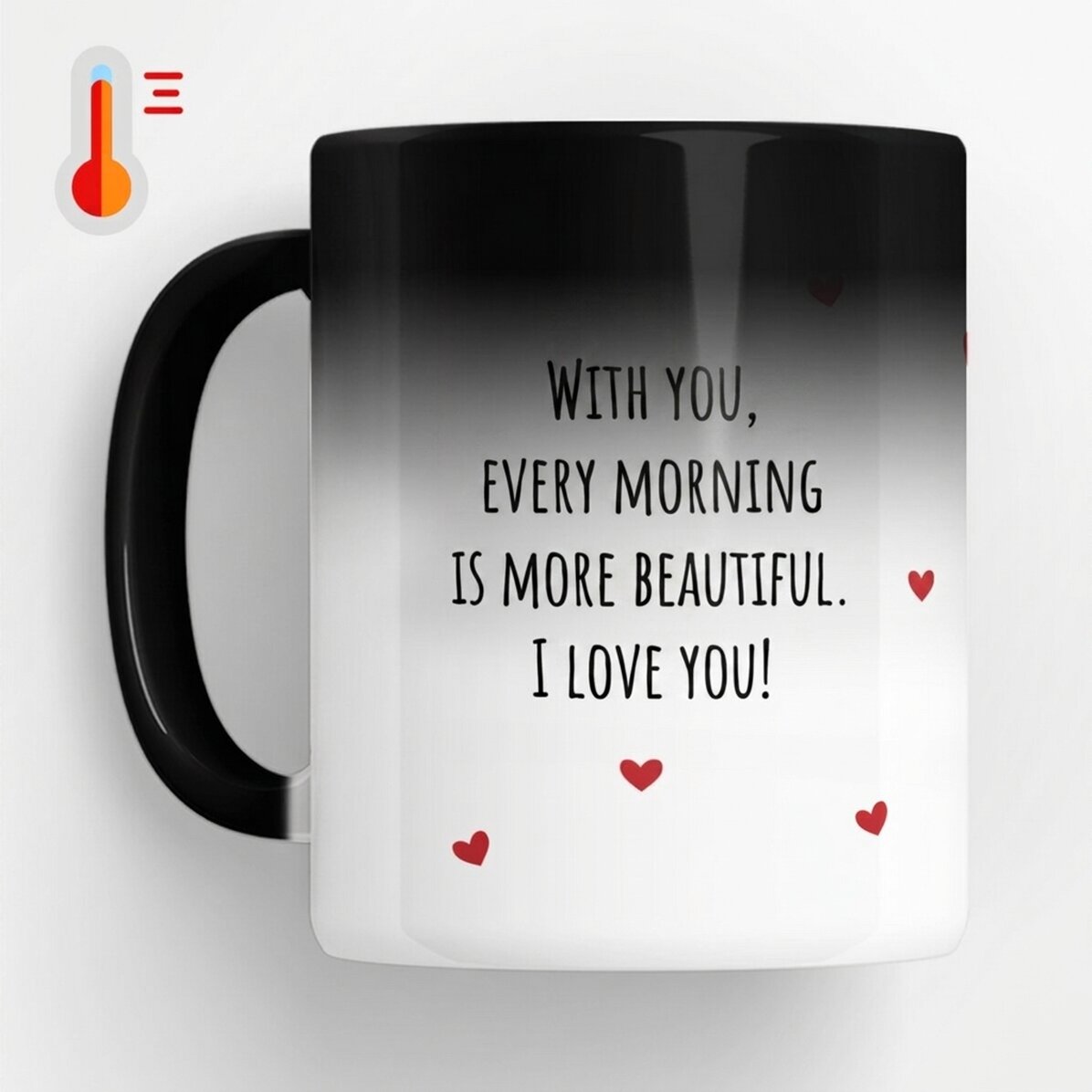 Personalisierte Thermobecher mit Botschaft – Love