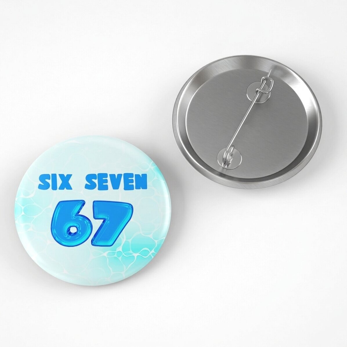 Personalisiertes Namensschild – 67 Six Seven Bubbly
