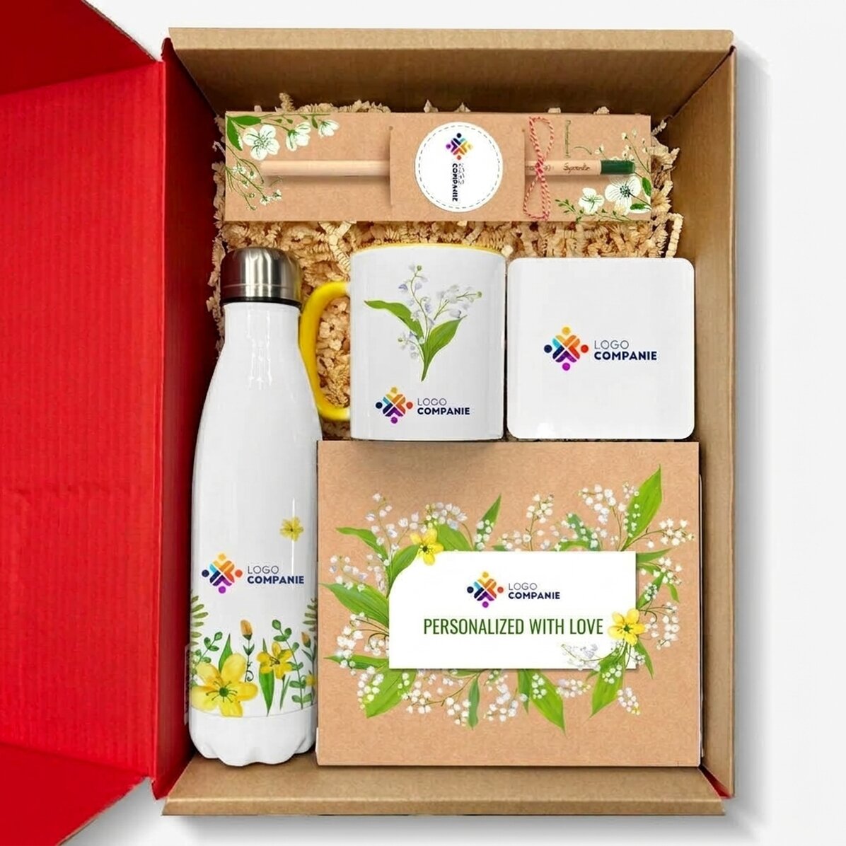 Personalisiertes Geschenkset mit Logo – 1. und 8. März