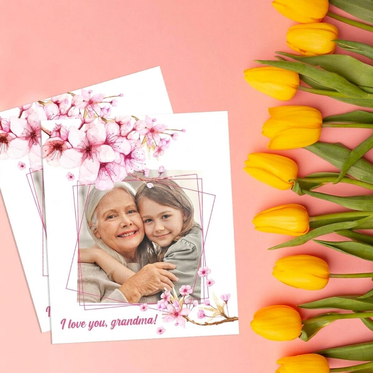 Personalisiertes Foto im Format 10 x 12 cm mit einem Bild – Frühling