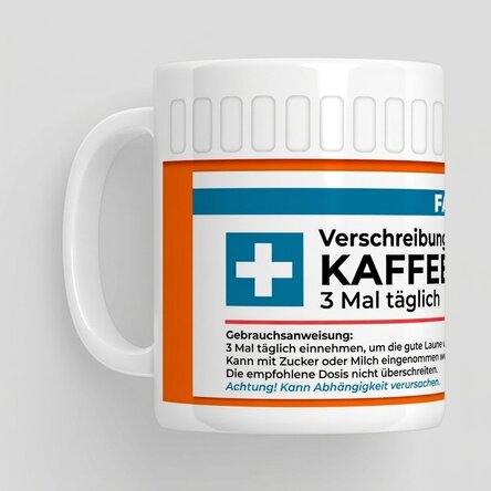 Tasse mit Aufschrift – Rezept