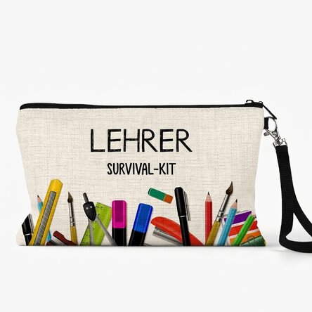 Individuell gestaltetes Lehrer-Set mit persönlicher Botschaft – Survival-Kit