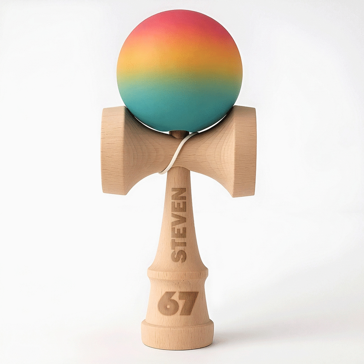 Personalisiertes Kendama mit Namen – 67 Six Seven