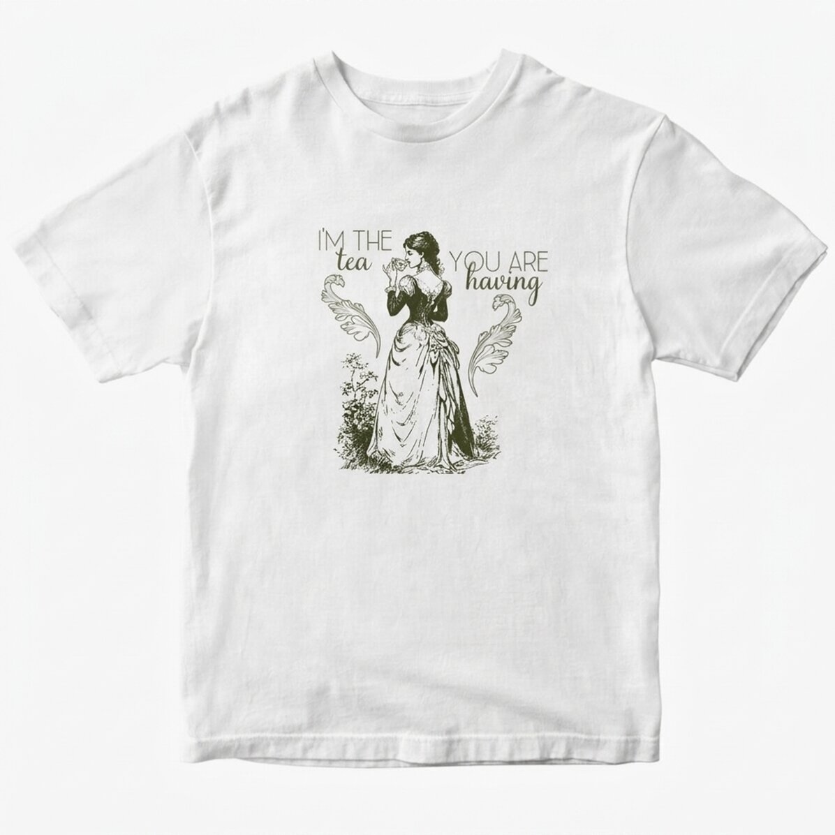 Personalisiertes Baumwoll-T-Shirt mit Aufdruck – „I